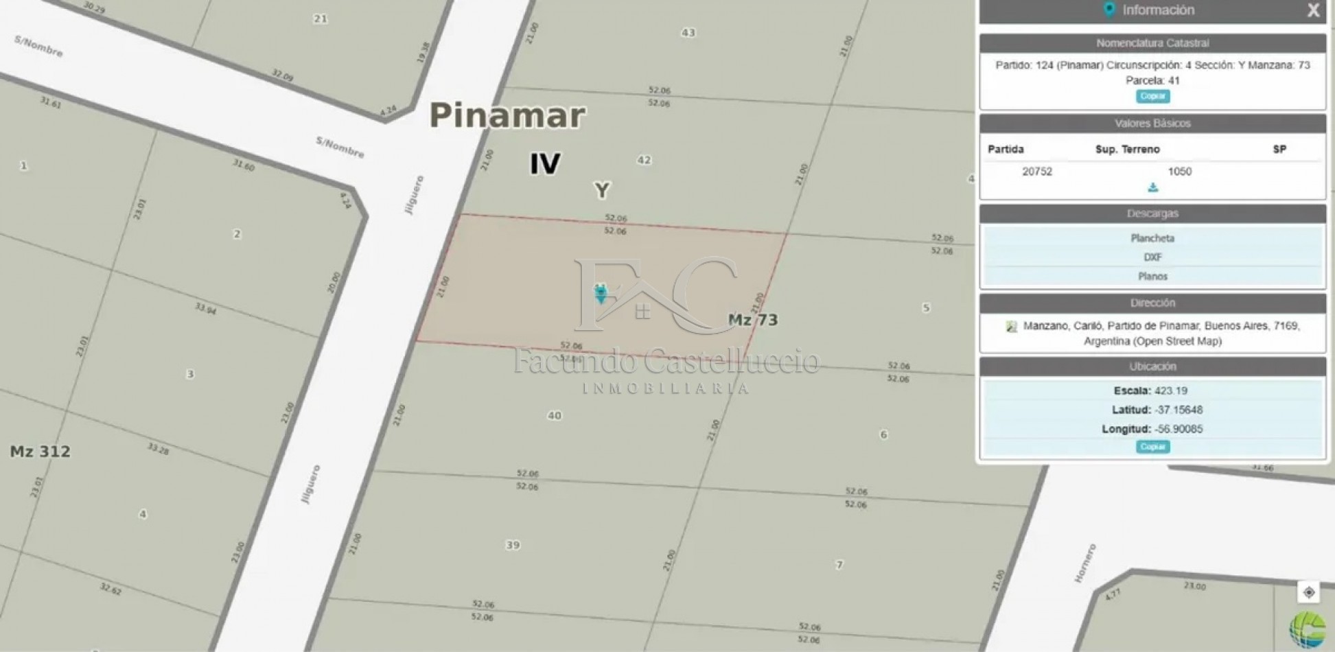 Venta de Lote en Carilo